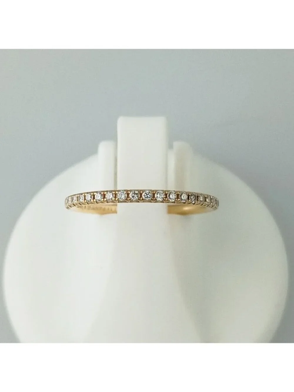Tiffany & Co Ring Classic Full Eternity YG Diamond